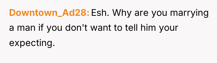 Downtown_Ad28 Esh. Why are you marrying a man if you...