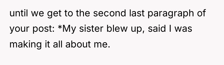until we get to the second last paragraph of your...