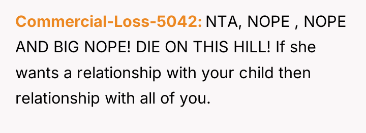 Commercial-Loss-5042 NTA, NOPE , NOPE AND BIG NOPE! DIE ON...