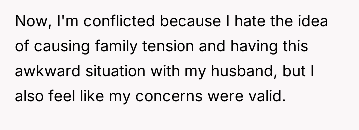 Now, I'm conflicted because I hate the idea of causing...