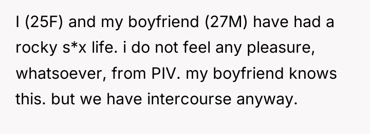 I (25F) and my boyfriend (27M) have had a rocky...