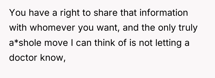 You have a right to share that information with whomever...