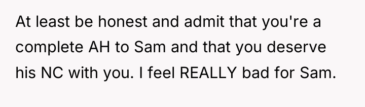 At least be honest and admit that you're a complete...