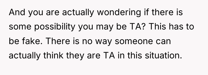 And you are actually wondering if there is some possibility...