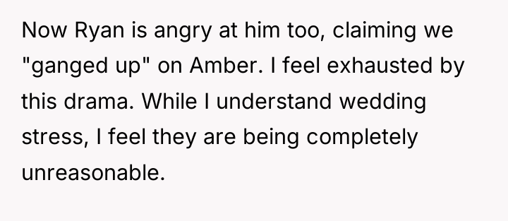Now Ryan is angry at him too, claiming we "ganged...