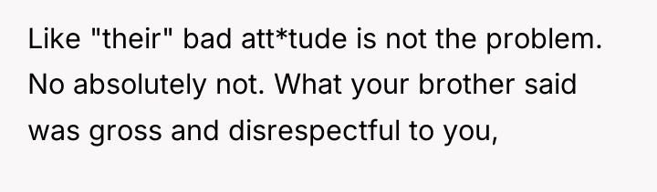 Like "their" bad att*tude is not the problem. No absolutely...