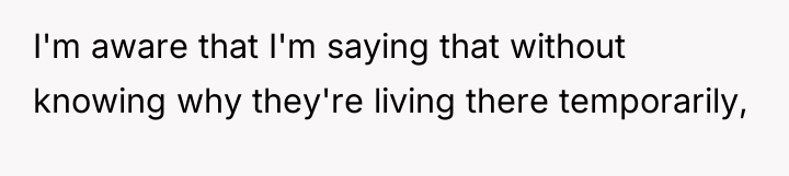 I'm aware that I'm saying that without knowing why they're...