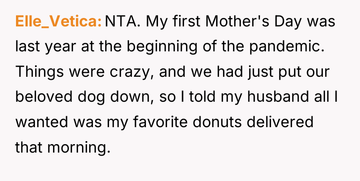Elle_Vetica NTA. My first Mother's Day was last year at...