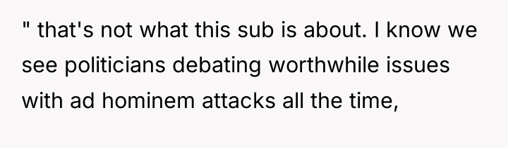 " that's not what this sub is about. I know...