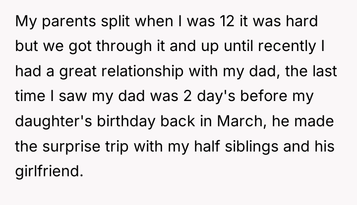 My parents split when I was 12 it was hard...