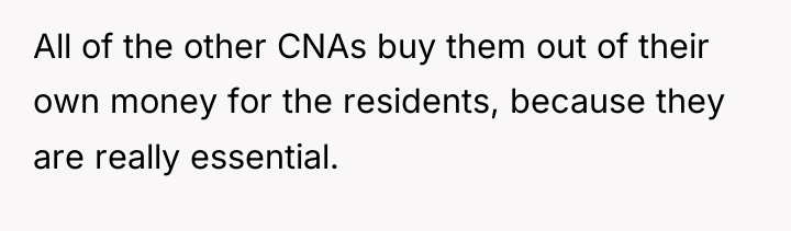 All of the other CNAs buy them out of their...