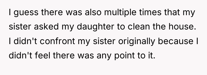 I guess there was also multiple times that my sister...