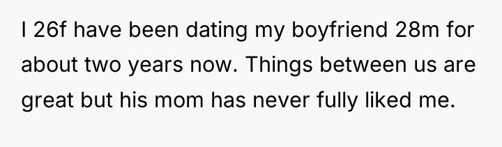 I 26f have been dating my boyfriend 28m for about...