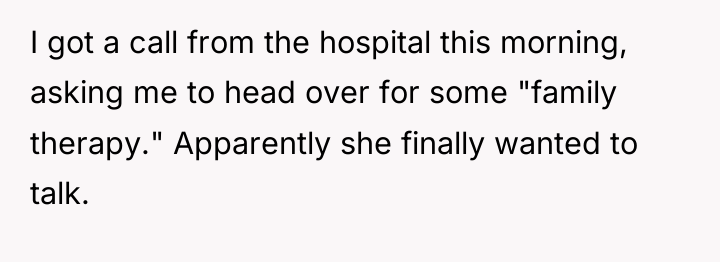 I got a call from the hospital this morning, asking...