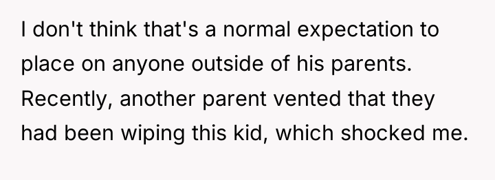 I don't think that's a normal expectation to place on...