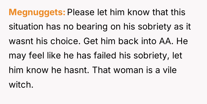 Megnuggets Please let him know that this situation has no...