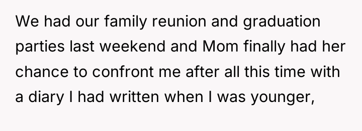 We had our family reunion and graduation parties last weekend...