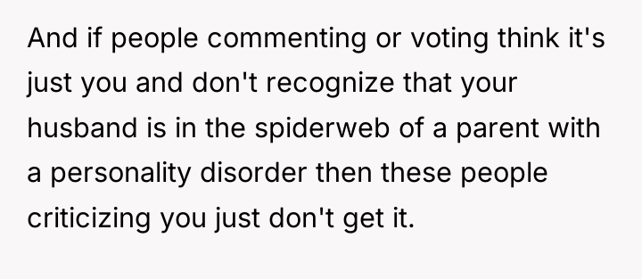 And if people commenting or voting think it's just you...