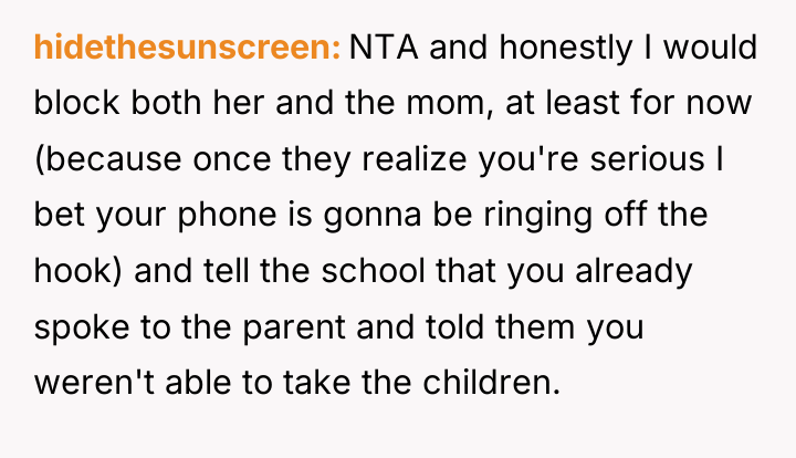 hidethesunscreen NTA and honestly I would block both her and...