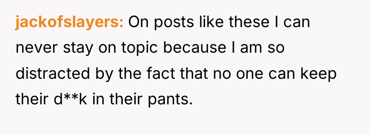 jackofslayers On posts like these I can never stay on...