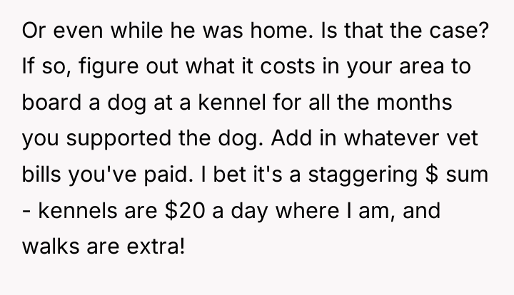 Or even while he was home. Is that the case?...