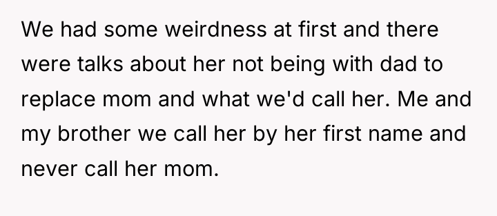 We had some weirdness at first and there were talks...