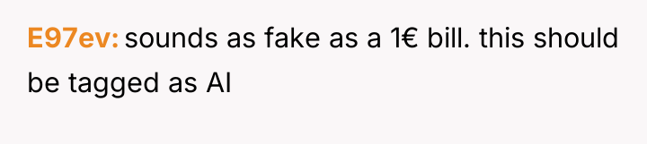 E97ev sounds as fake as a 1€ bill. this should...