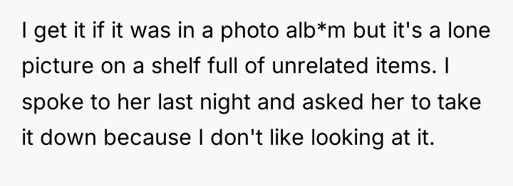 I get it if it was in a photo alb*m...