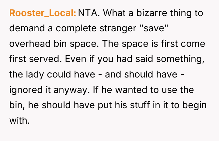 Rooster_Local NTA. What a bizarre thing to demand a complete...