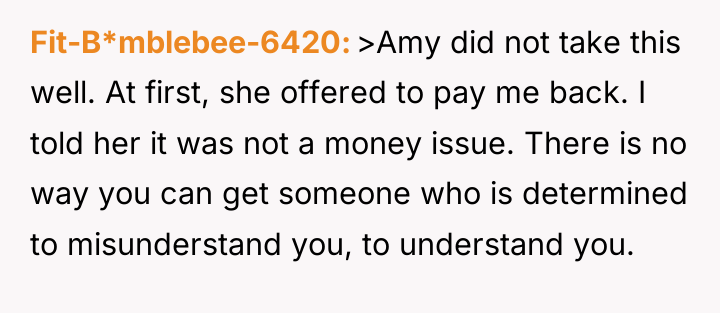 Fit-B*mblebee-6420 >Amy did not take this well. At first, she...