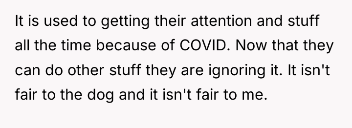 It is used to getting their attention and stuff all...