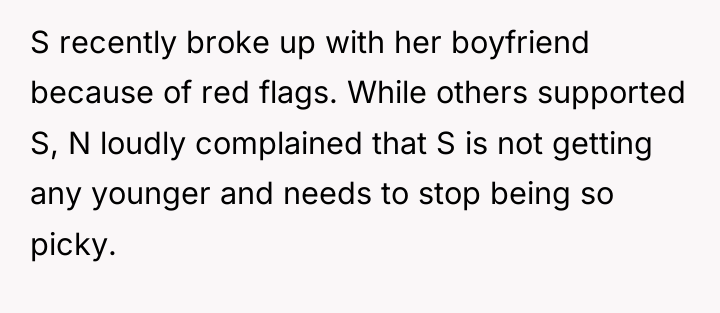 S recently broke up with her boyfriend because of red...