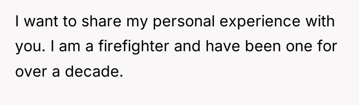 I want to share my personal experience with you. I...