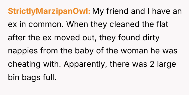 StrictlyMarzipanOwl My friend and I have an ex in common....