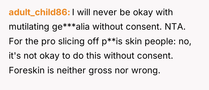 adult_child86 I will never be okay with mutilating ge***alia without...