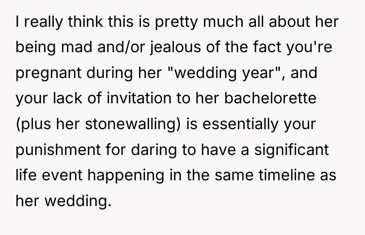I really think this is pretty much all about her...