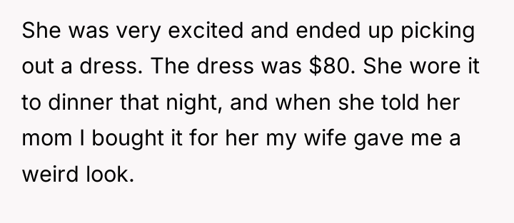 She was very excited and ended up picking out a...