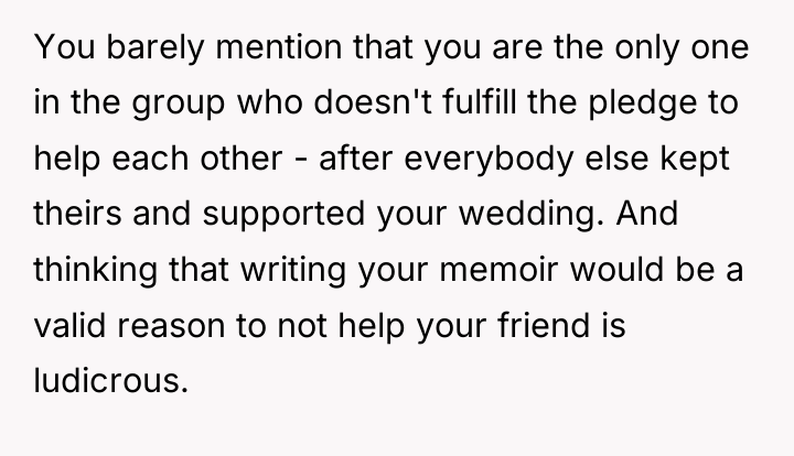 You barely mention that you are the only one in...