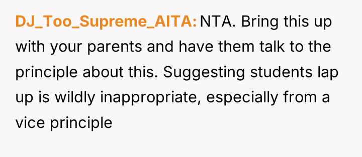DJ_Too_Supreme_AITA NTA. Bring this up with your parents and have...