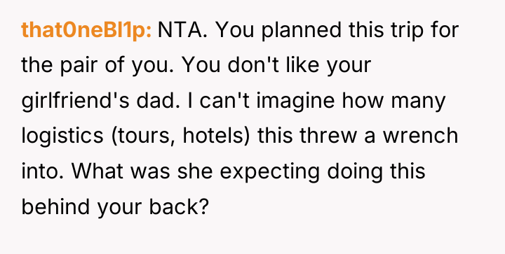 that0neBl1p NTA. You planned this trip for the pair of...