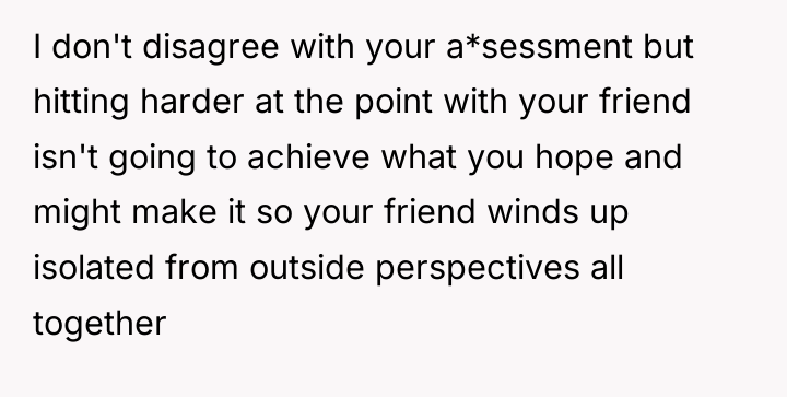 I don't disagree with your a*sessment but hitting harder at...