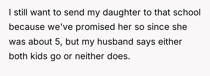I still want to send my daughter to that school...