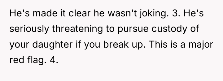 He's made it clear he wasn't joking. 3. He's seriously...