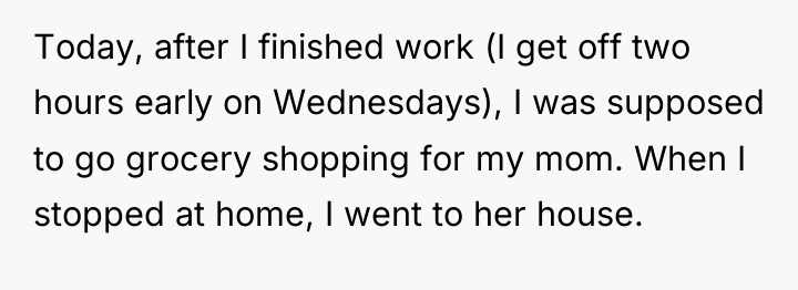 Today, after I finished work (I get off two hours...