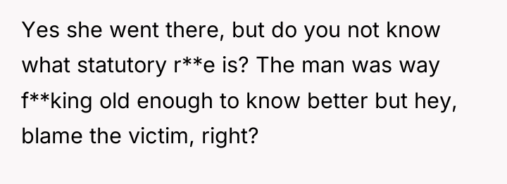 Yes she went there, but do you not know what...