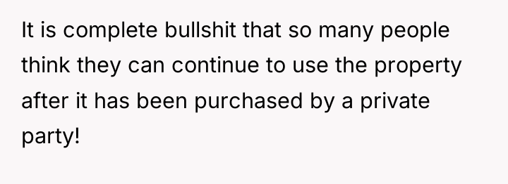 It is complete bullshit that so many people think they...