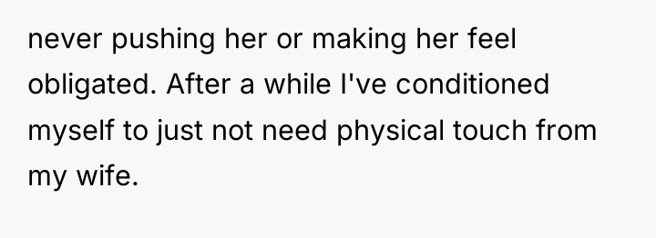 never pushing her or making her feel obligated. After a...