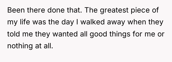Been there done that. The greatest piece of my life...