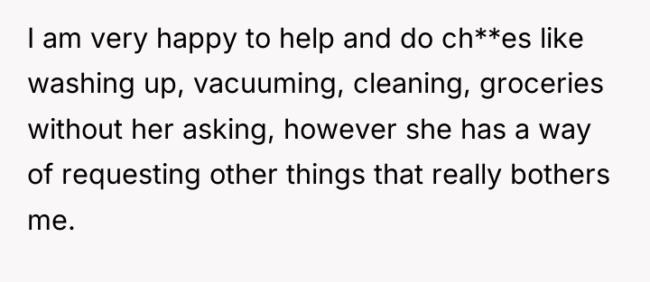 I am very happy to help and do ch**es like...