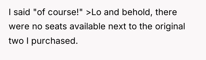 I said "of course!" >Lo and behold, there were no...